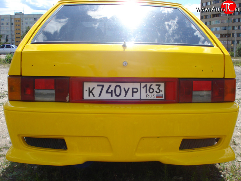 3 499 р. Задний бампер Фанат Лада 2109 (1987-2004) (Неокрашенный)  с доставкой в г. Керчь