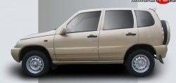 1 349 р. Пороги накладки KURAJ  Chevrolet Niva  2123 (2002-2008), Лада 2123 (Нива Шевроле) (2002-2008) (Глянец, Неокрашенные)  с доставкой в г. Керчь. Увеличить фотографию 2
