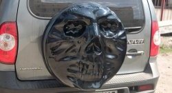 3 899 р. Чехол запасного колеса Трофей Снайпера Лада 2123 (Нива Шевроле) дорестайлинг (2002-2008) (Неокрашенный)  с доставкой в г. Керчь. Увеличить фотографию 9