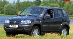 3 899 р. Комплект накладок на двери Bertone Chevrolet Niva 2123 рестайлинг (2009-2020) (Неокрашенный)  с доставкой в г. Керчь. Увеличить фотографию 2