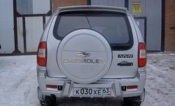 2 299 р. Чехол запасного колеса Chevrolet Лада 2123 (Нива Шевроле) дорестайлинг (2002-2008) (Неокрашенный)  с доставкой в г. Керчь. Увеличить фотографию 3