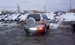 3 399 р. Бокс запасного колеса Off-Road  Chevrolet Niva  2123 (2009-2020), Лада 2123 (Нива Шевроле) (2002-2021), Лада Нива Трэвел (2021-2025) (Неокрашенный)  с доставкой в г. Керчь. Увеличить фотографию 4