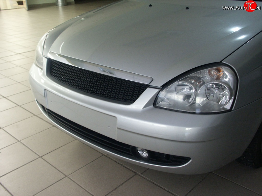 549 р. Решётка радиатора Car.T Лада Приора 2171 универсал дорестайлинг  (2008-2014) (Неокрашенная)  с доставкой в г. Керчь