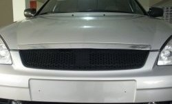 549 р. Решётка радиатора Car.T Лада Приора 2171 универсал дорестайлинг  (2008-2014) (Неокрашенная)  с доставкой в г. Керчь. Увеличить фотографию 2
