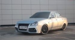 5 199 р. Передний бампер Fresh  Лада Приора ( 2170,  2171,  2172,  21728) (2007-2018) седан дорестайлинг, универсал дорестайлинг , хэтчбек дорестайлинг, купе дорестайлинг, купе рестайлинг, седан рестайлинг, универсал рестайлинг, хэтчбек рестайлин (Неокрашенный)  с доставкой в г. Керчь. Увеличить фотографию 7