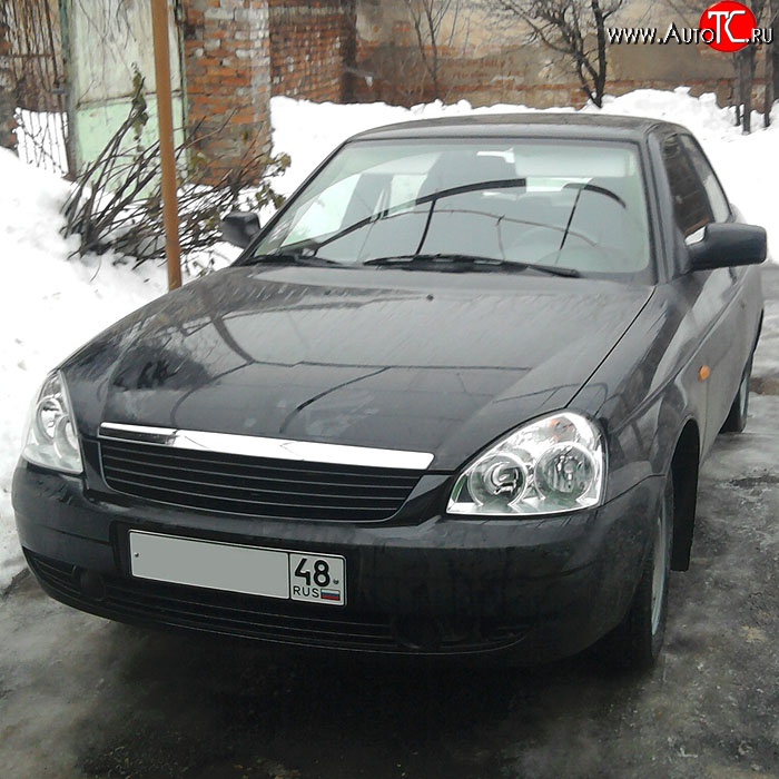 1 299 р. Решётка радиатора Elegance  Лада Приора ( 2170,  2171,  2172,  21728) (2007-2018) седан дорестайлинг, универсал дорестайлинг , хэтчбек дорестайлинг, купе рестайлинг, седан рестайлинг, универсал рестайлинг, хэтчбек рестайлин (Неокрашенная)  с доставкой в г. Керчь