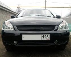1 299 р. Решётка радиатора Elegance  Лада Приора ( 2170,  2171,  2172,  21728) (2007-2018) седан дорестайлинг, универсал дорестайлинг , хэтчбек дорестайлинг, купе рестайлинг, седан рестайлинг, универсал рестайлинг, хэтчбек рестайлин (Неокрашенная)  с доставкой в г. Керчь. Увеличить фотографию 3