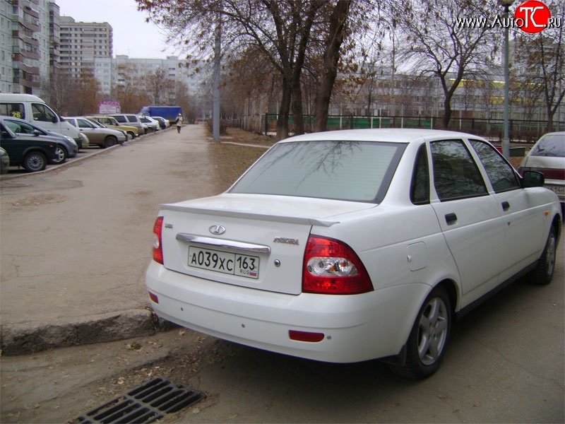 1 799 р. Спойлер Спорт-Классик  Лада Приора  2170 (2007-2014) седан дорестайлинг (Неокрашенный)  с доставкой в г. Керчь