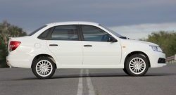 1 249 р. Лип спойлер Elegance Лада Гранта Спорт 2190 седан рестайлинг (2023-2025) (Неокрашенный)  с доставкой в г. Керчь. Увеличить фотографию 3