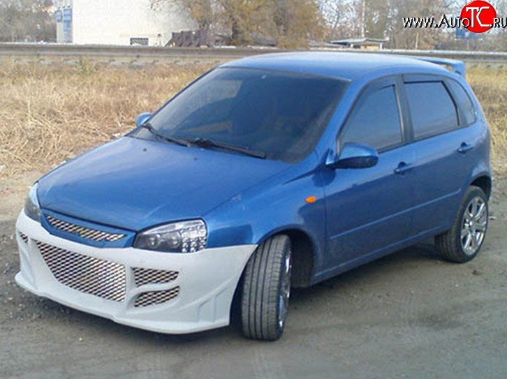 2 099 р. Передний бампер M-VRS Лада Калина 1118 седан (2004-2013) (Неокрашенный)  с доставкой в г. Керчь