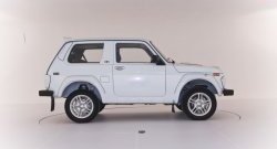 619 р. Комплект накладок центральной стойки НИВА-Эверест Лада нива 4х4 2121 (Legend) 3 дв. 2-ой рестайлинг (2021-2025) (Неокрашенные)  с доставкой в г. Керчь. Увеличить фотографию 2