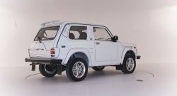 619 р. Комплект накладок центральной стойки НИВА-Эверест Лада нива 4х4 2121 (Legend) 3 дв. 2-ой рестайлинг (2021-2025) (Неокрашенные)  с доставкой в г. Керчь. Увеличить фотографию 3