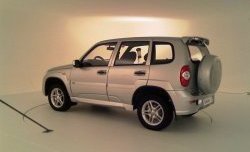 4 999 р. Задний бампер Dakar Лада 2123 (Нива Шевроле) дорестайлинг (2002-2008) (Неокрашенный)  с доставкой в г. Керчь. Увеличить фотографию 3