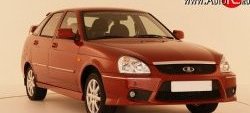 5 799 р. Передний бампер Торино Лада Приора 2172 хэтчбек дорестайлинг (2008-2014) (Неокрашенный)  с доставкой в г. Керчь. Увеличить фотографию 2