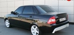 9 399 р. Задний бампер Я-робот Лада Приора 2170 седан дорестайлинг (2007-2014) (Неокрашенный)  с доставкой в г. Керчь. Увеличить фотографию 3