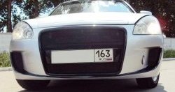 9 706 р. Передний бампер Я-робот Лада Приора 2172 хэтчбек дорестайлинг (2008-2014) (Неокрашенный, вставки под туманки)  с доставкой в г. Керчь. Увеличить фотографию 12