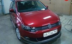 1 149 р. Реснички Racing Volkswagen Polo 5 седан дорестайлинг (2009-2015) (Неокрашенные)  с доставкой в г. Керчь. Увеличить фотографию 4