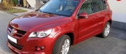 869 р. Накладки на фары CT Volkswagen Tiguan NF дорестайлинг (2006-2011) (Неокрашенные)  с доставкой в г. Керчь. Увеличить фотографию 3