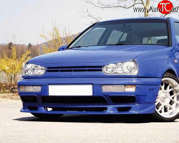 4 399 р. Накладка переднего бампера Fast V2 Volkswagen Golf 3 (1991-1998)  с доставкой в г. Керчь