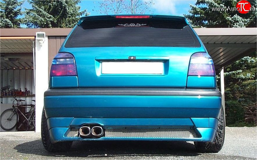 2 449 р. Козырёк Well на заднее лобовое стекло Volkswagen Golf 3 (1991-1998)  с доставкой в г. Керчь