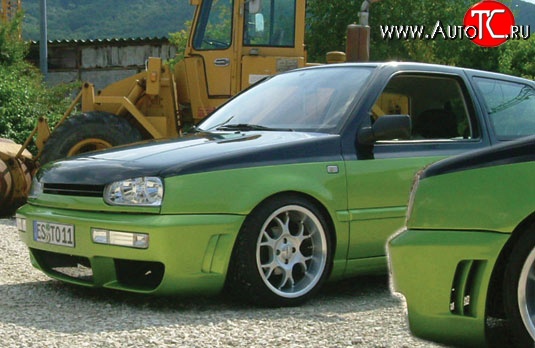 7 999 р. Передний бампер Well Volkswagen Golf 3 (1991-1998)  с доставкой в г. Керчь