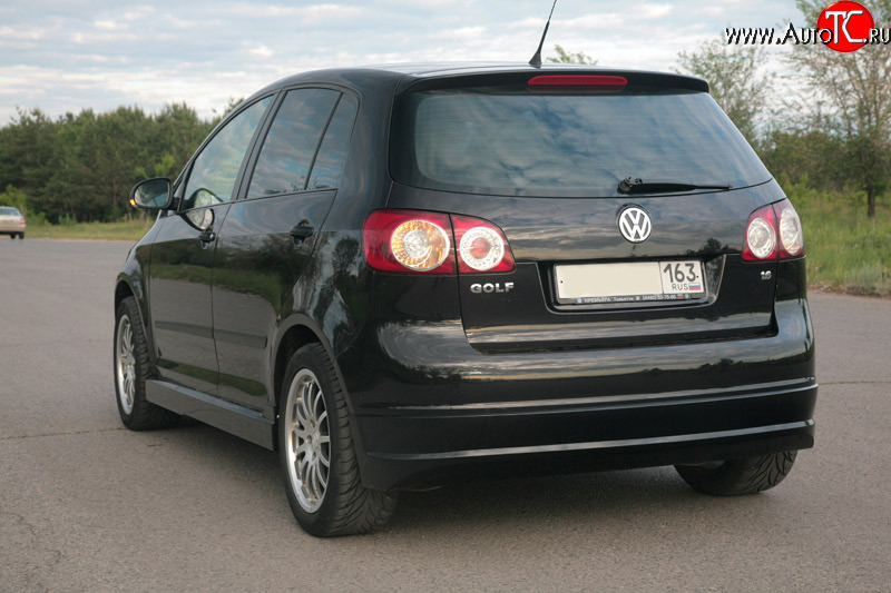 4 999 р. Накладка заднего бампера Снайпер  Volkswagen Golf Plus  5 (2004-2009) (Неокрашенная)  с доставкой в г. Керчь