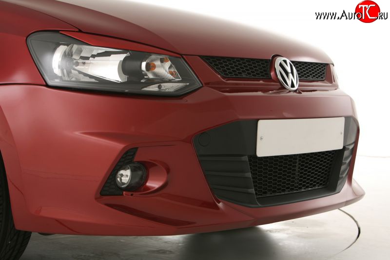 1 799 р. Противотуманные фары в передний бампер Sport Volkswagen Polo 5 седан дорестайлинг (2009-2015)  с доставкой в г. Керчь