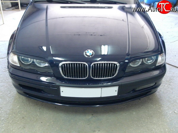 1 149 р. Реснички CarZone  BMW 3 серия  E46 (1998-2001) седан дорестайлинг (Неокрашенные)  с доставкой в г. Керчь