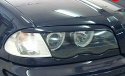 1 149 р. Реснички CarZone  BMW 3 серия  E46 (1998-2001) седан дорестайлинг (Неокрашенные)  с доставкой в г. Керчь. Увеличить фотографию 2