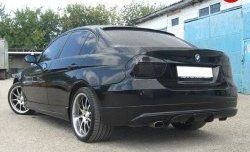 5 999 р. Накладка заднего бампера AC SHNITZER  BMW 3 серия  E90 (2004-2008) седан дорестайлинг (Неокрашенный)  с доставкой в г. Керчь. Увеличить фотографию 4