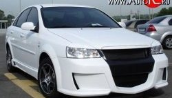 9 799 р. Передний бампер Rieger Chevrolet Lacetti седан (2002-2013) (Неокрашенный)  с доставкой в г. Керчь. Увеличить фотографию 2