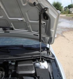 2 249 р. Упор капота Sport Ford Focus 2 хэтчбэк 3 дв. дорестайлинг (2004-2007) (Без кронштейна)  с доставкой в г. Керчь. Увеличить фотографию 2