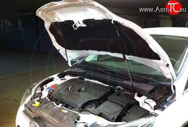 2 969 р. Упор капота Sport Ford Focus 3 седан рестайлинг (2014-2019)  с доставкой в г. Керчь