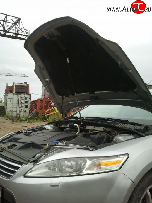 2 969 р. Упор капота Sport Ford Mondeo Mk4,BD дорестайлинг, седан (2007-2010)  с доставкой в г. Керчь