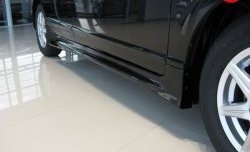 5 399 р. Пороги накладки Mugen Honda Civic FD седан дорестайлинг (2005-2008) (Неокрашенные)  с доставкой в г. Керчь. Увеличить фотографию 2