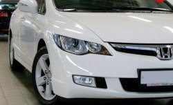 1 149 р. Реснички Mugen  Honda Civic  FD (2005-2011) седан дорестайлинг, седан рестайлинг (Неокрашенные)  с доставкой в г. Керчь. Увеличить фотографию 3