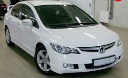 1 149 р. Реснички Mugen  Honda Civic  FD (2005-2011) седан дорестайлинг, седан рестайлинг (Неокрашенные)  с доставкой в г. Керчь. Увеличить фотографию 4