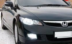 1 149 р. Реснички Mugen  Honda Civic  FD (2005-2011) седан дорестайлинг, седан рестайлинг (Неокрашенные)  с доставкой в г. Керчь. Увеличить фотографию 7
