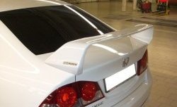 10 699 р. Антикрыло Mugen Honda Civic FD седан дорестайлинг (2005-2008) (Неокрашенный)  с доставкой в г. Керчь. Увеличить фотографию 4