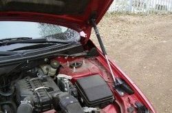 2 449 р. Упоры капота Sport  Mitsubishi Lancer  10 CY (2007-2017) седан дорестайлинг, хэтчбэк дорестайлинг, седан рестайлинг, хэтчбек 5 дв рестайлинг  с доставкой в г. Керчь. Увеличить фотографию 2