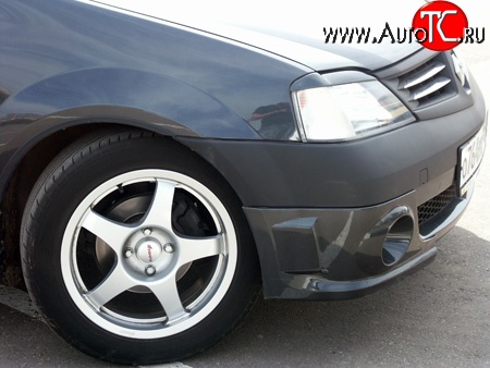 679 р. Реснички Smart  Renault Logan  1 (2004-2010) дорестайлинг (Неокрашенные)  с доставкой в г. Керчь