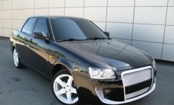 649 р. Реснички Я-робот Лада Приора 2172 хэтчбек дорестайлинг (2008-2014) (Неокрашенные)  с доставкой в г. Керчь. Увеличить фотографию 2