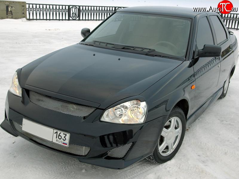 189 р. Реснички Кураж-2 Лада Приора 2172 хэтчбек дорестайлинг (2008-2014) (Неокрашенные)  с доставкой в г. Керчь