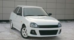 4 849 р. Передний бампер Снайпер WRC  Лада Приора ( 2170,  2171,  2172,  21728) (2007-2018) седан дорестайлинг, универсал дорестайлинг , хэтчбек дорестайлинг, купе дорестайлинг, купе рестайлинг, седан рестайлинг, универсал рестайлинг, хэтчбек рестайлин (Неокрашенный)  с доставкой в г. Керчь. Увеличить фотографию 2