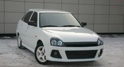 4 849 р. Передний бампер Снайпер WRC  Лада Приора ( 2170,  2171,  2172,  21728) (2007-2018) седан дорестайлинг, универсал дорестайлинг , хэтчбек дорестайлинг, купе дорестайлинг, купе рестайлинг, седан рестайлинг, универсал рестайлинг, хэтчбек рестайлин (Неокрашенный)  с доставкой в г. Керчь. Увеличить фотографию 3