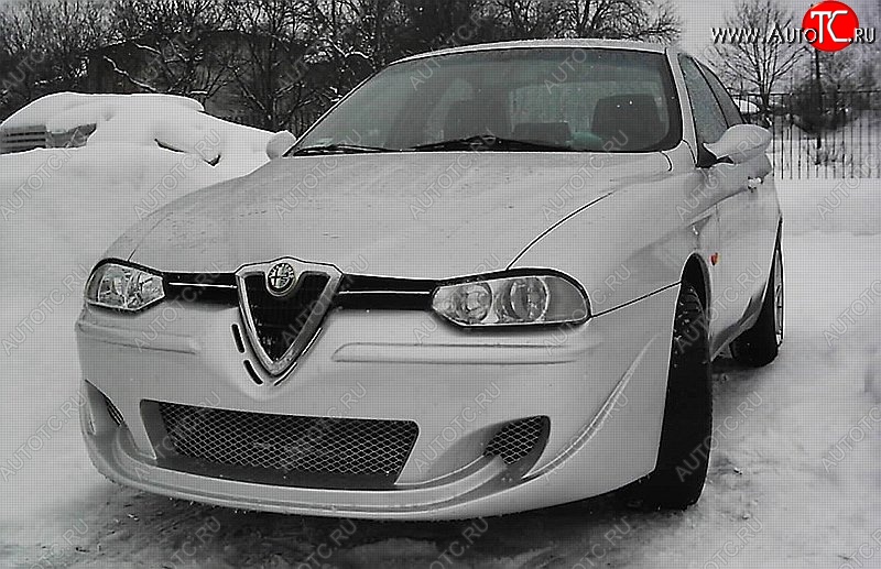 13 499 р. Передний бампер CT v2 Alfa Romeo 156 932 дорестайлинг, универсал (1997-2002) (Неокрашенный)  с доставкой в г. Керчь