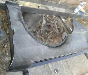 9 489 р. Переднее правое крыло Fiberplast  Audi 100  С4 - A6 ( С4,  C4)  с доставкой в г. Керчь. Увеличить фотографию 2