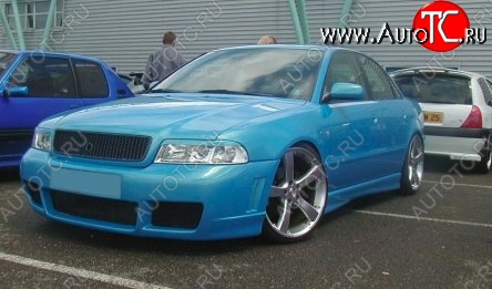 999 р. Реснички на фары CT Audi A4 B5 8D2 седан 2-ой рестайлинг (1999-2001) (Неокрашенные)  с доставкой в г. Керчь