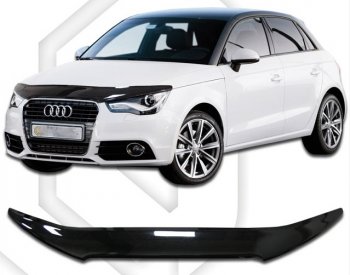 Дефлектор капота CA-Plastic Audi A1 8X1 хэтчбэк 3 дв. рестайлинг (2014-2018)