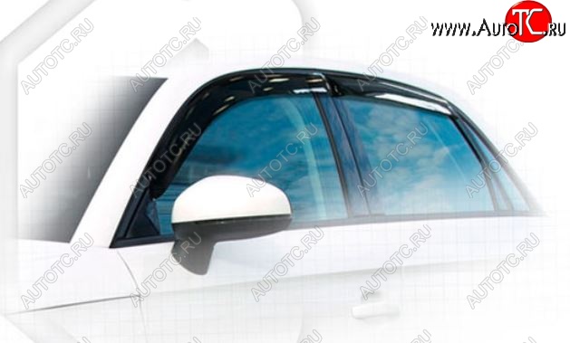 1 899 р. Дефлектора окон CA-Plastiс  Audi A1  8XA хэтчбэк 5 дв. (2010-2018) дорестайлинг, рестайлинг (Classic полупрозрачный, Без хром.молдинга)  с доставкой в г. Керчь